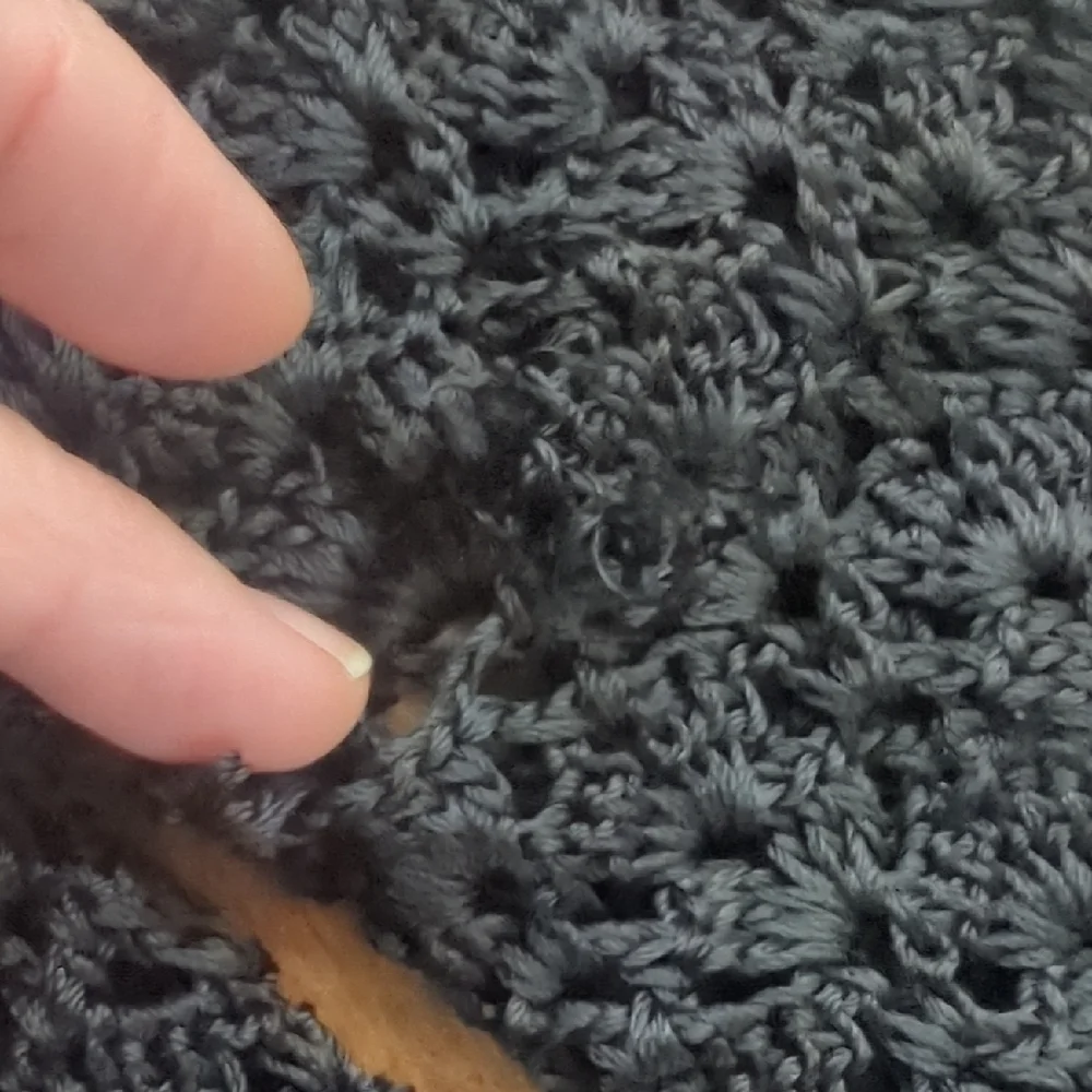 INC International Concepts Black Crochet Cardigan - Picture 7 of 7